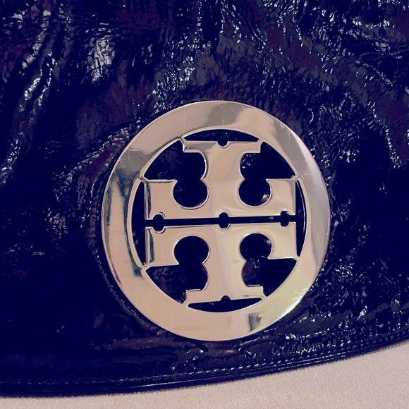 Tory Burch black clutch - you could add a chain to make it a crossbody bag. - Picture 3 of 10